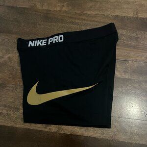Black nike pro shorts